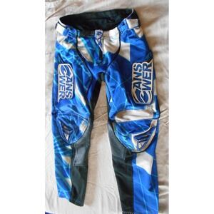 Motocross Racing Answer Pants Size 32 Blue White ATV BMX Mesh lined Cheap